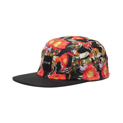Stance Kinetic 5 Panel Adjustable Cap Headwear - BlackToe Running - 