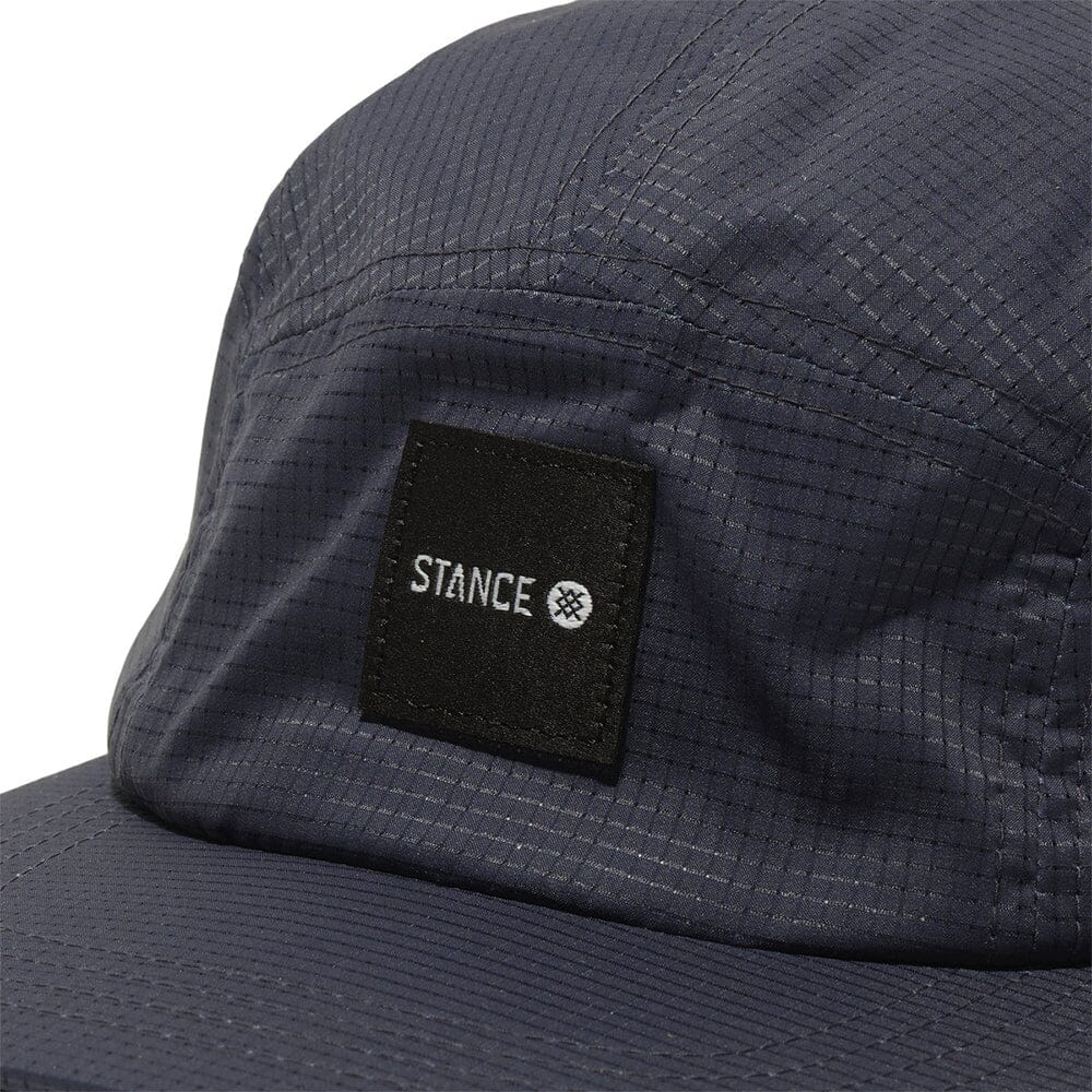 Stance Kinetic 5 Panel Adjustable Cap - BlackToe running#colour_navy