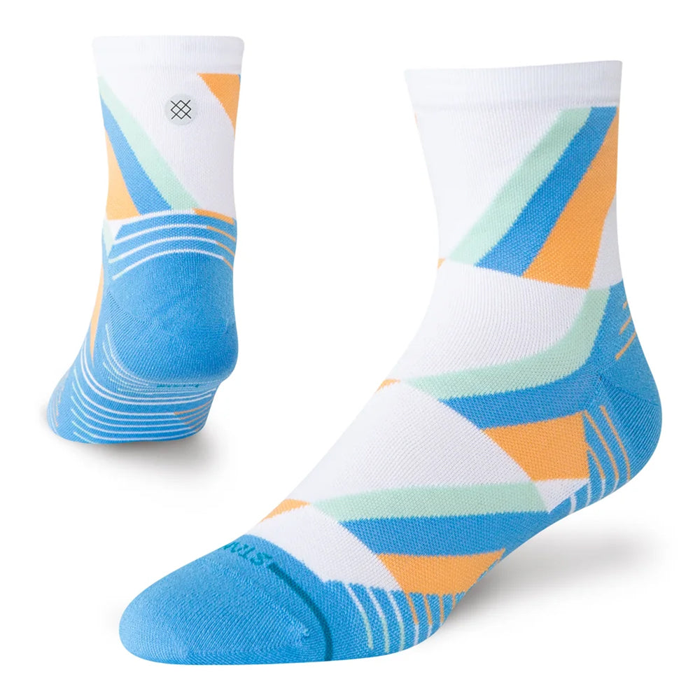 Stance Gamma Ray Ultralight Cushion Quarter Socks - BlackToe Running