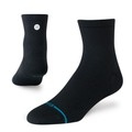 Stance Solid Ultralight Cushion Quarter Socks - BlackToe Running#colour_black