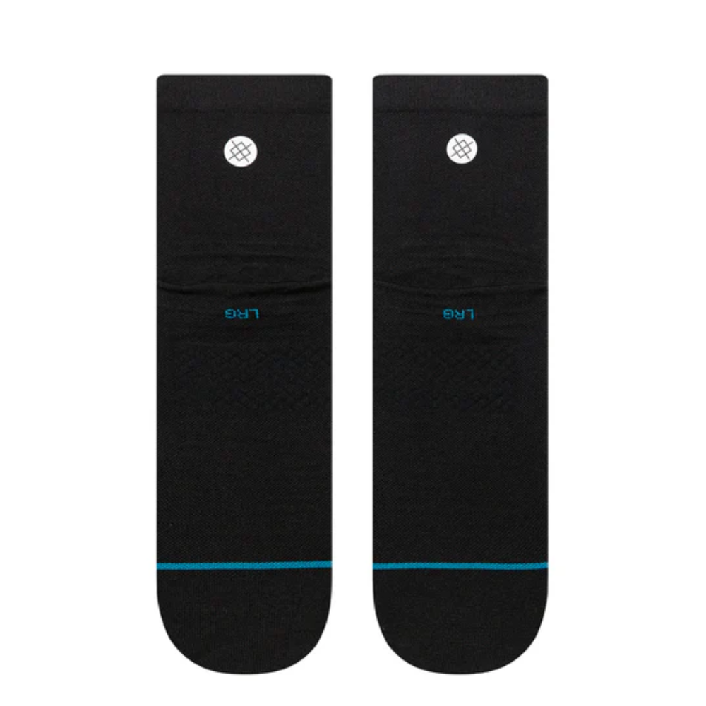Stance Solid Ultralight Cushion Quarter Socks - BlackToe Running