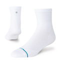 Stance Solid Ultralight Cushion Quarter Socks - BlackToe Running#colour_white