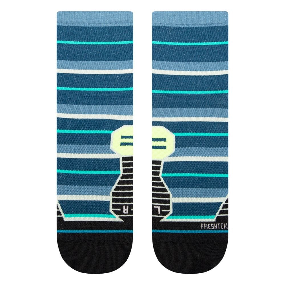 Stance Unisex - Ciele x Stance C2 Quarter Socks Socks - BlackToe Running - 