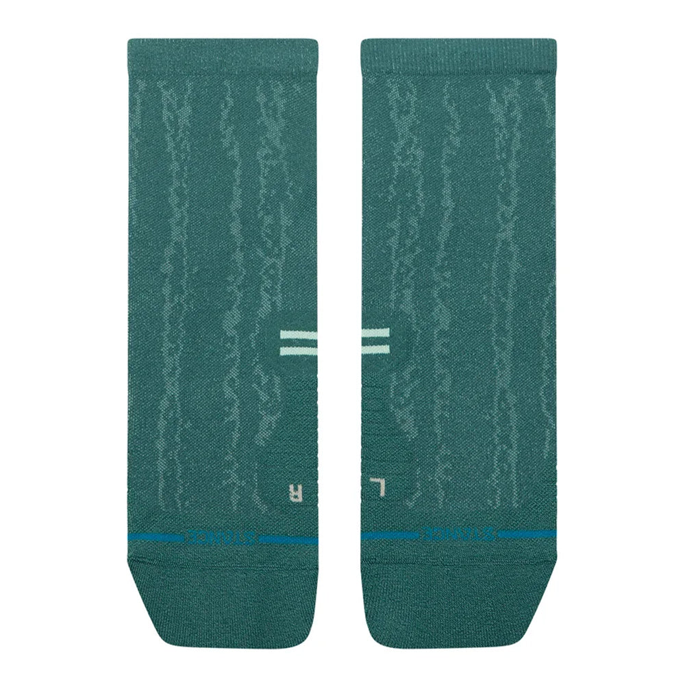 Stance Matrix Light Cushion Quarter Socks - BlackToe Running#colour_teal