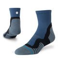 Stance Pace Light Cushion Quarter Socks - BlackToe Running#colour_turbulence