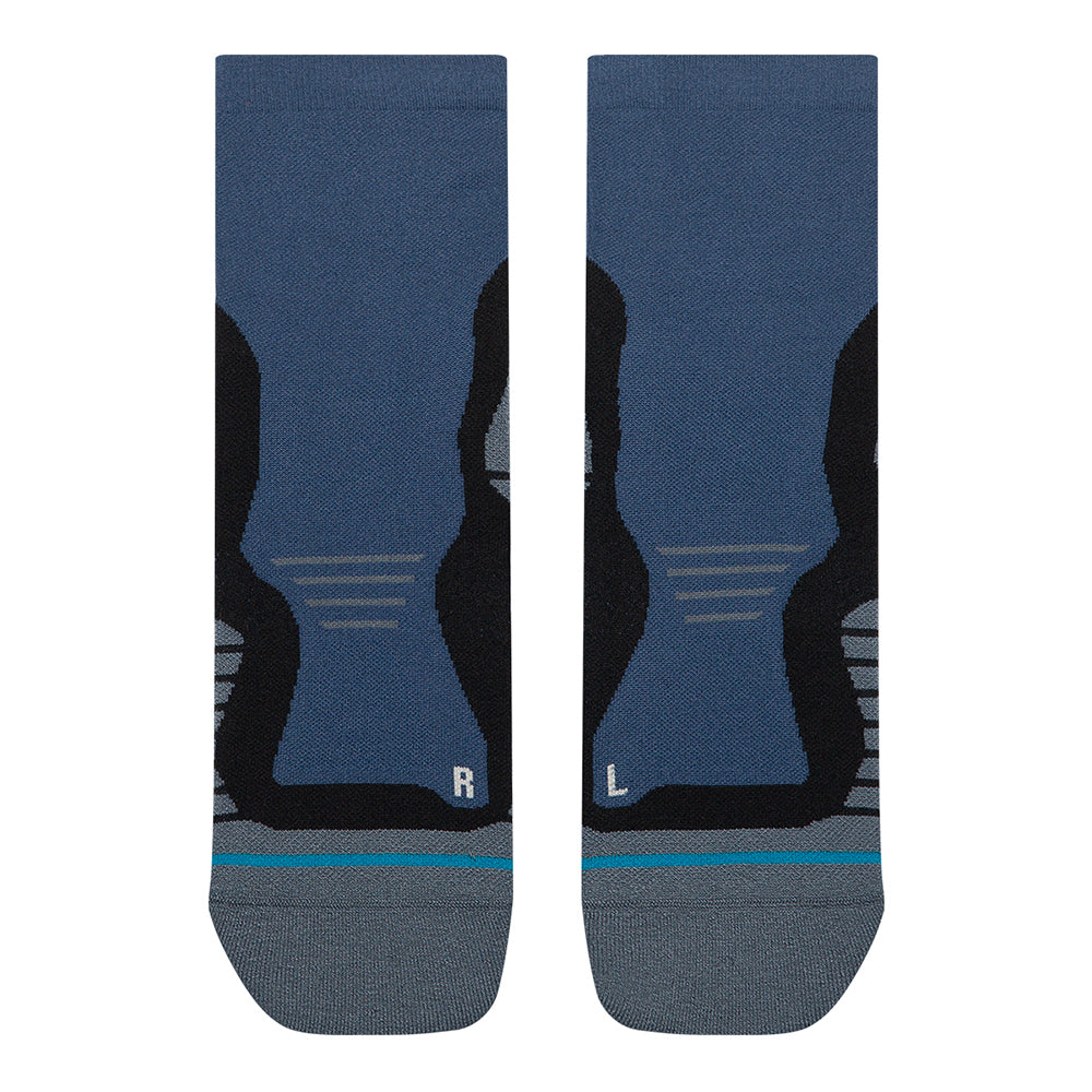 Stance Pace Light Cushion Quarter Socks - BlackToe Running