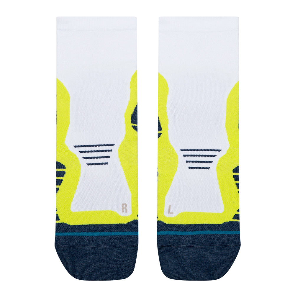Stance Pace Light Cushion Quarter Socks - BlackToe Running