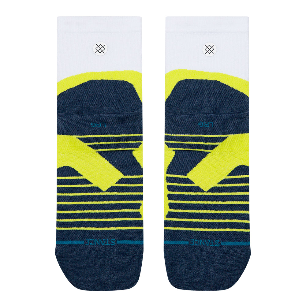 Stance Pace Light Cushion Quarter Socks - BlackToe Running