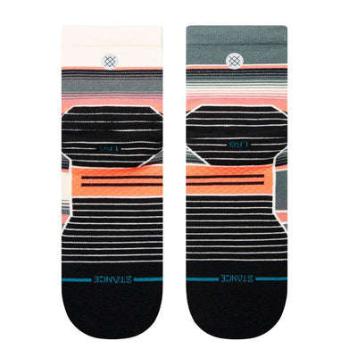 Stance Unisex - Lanak Pass Quarter Socks Socks - BlackToe Running - 