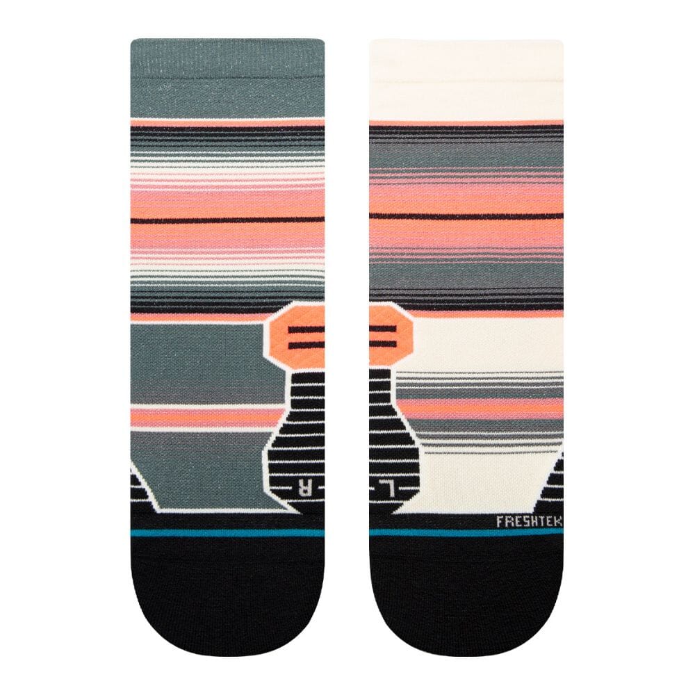 Stance Unisex - Lanak Pass Quarter Socks Socks - BlackToe Running - 