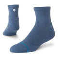 Stance Run Light Cushion Quarter Socks - BlackToe Running#colour_sea-blue
