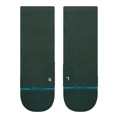 Stance Run Light Cushion Quarter Socks - BlackToe Running#colour_pine