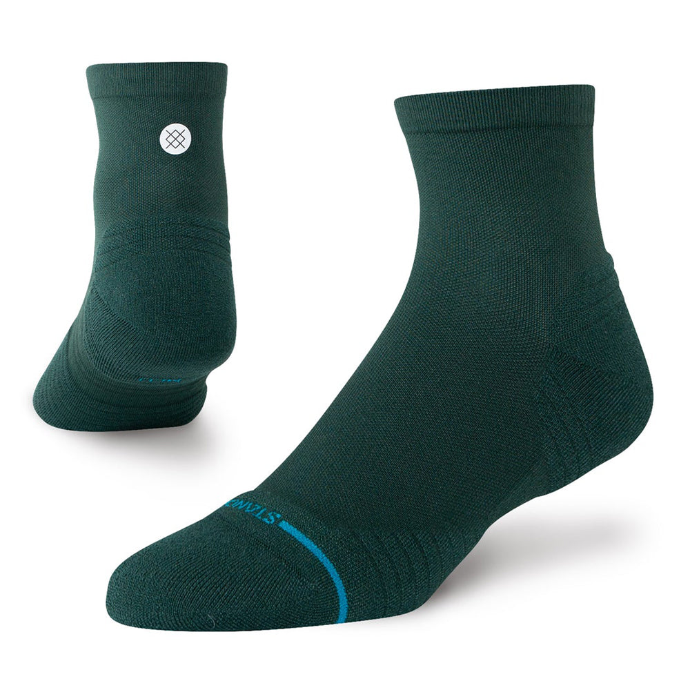 Stance Run Light Cushion Quarter Socks - BlackToe Running