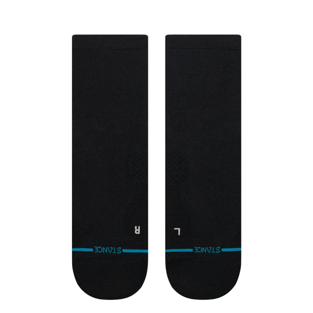 Stance Run Light Cushion Quarter Socks - BlackToe Running