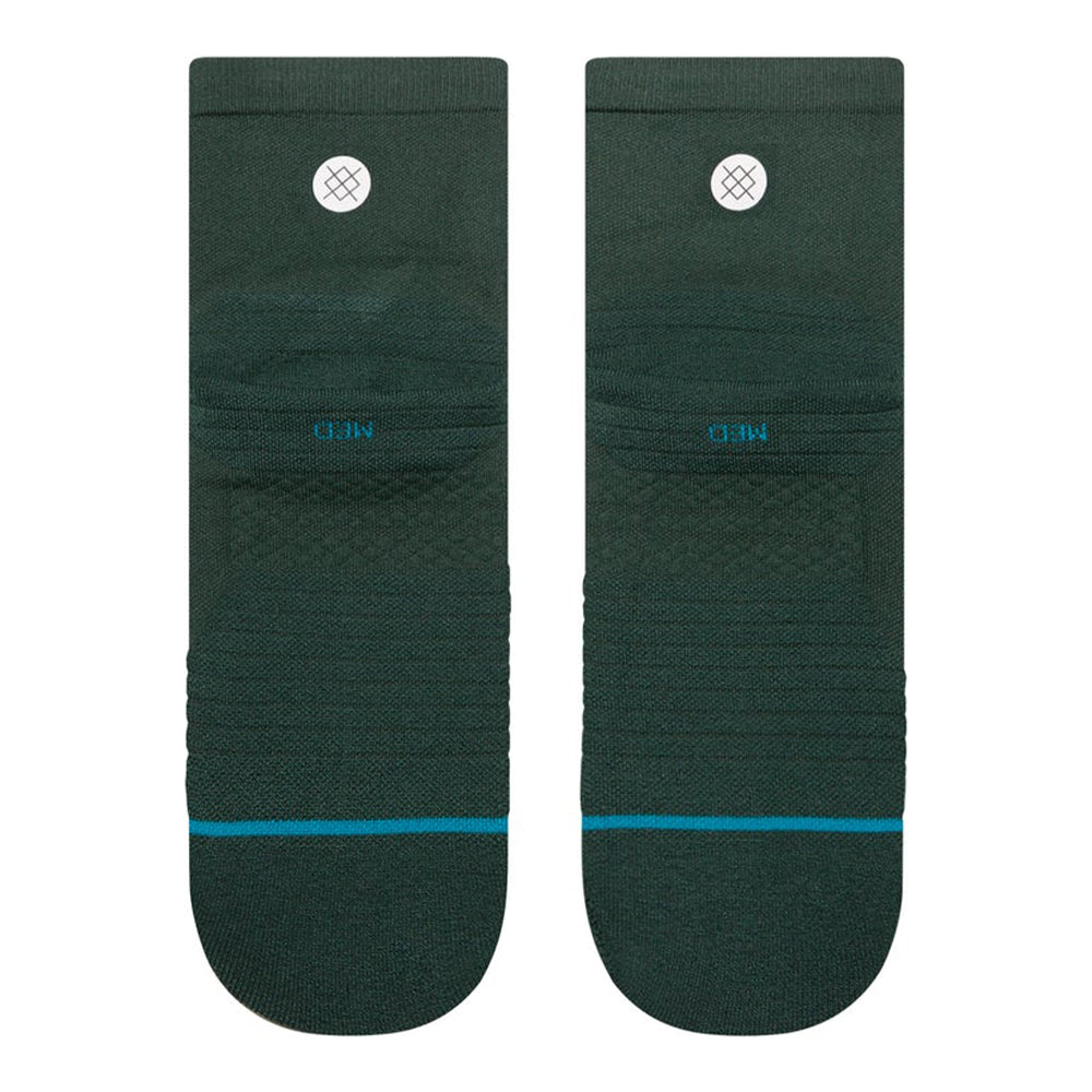 Stance Run Light Cushion Quarter Socks - BlackToe Running#colour_pine
