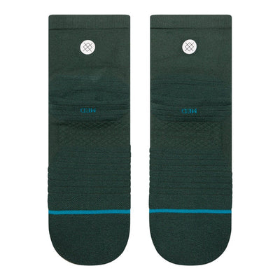 Stance Run Light Cushion Quarter Socks - BlackToe Running#colour_pine