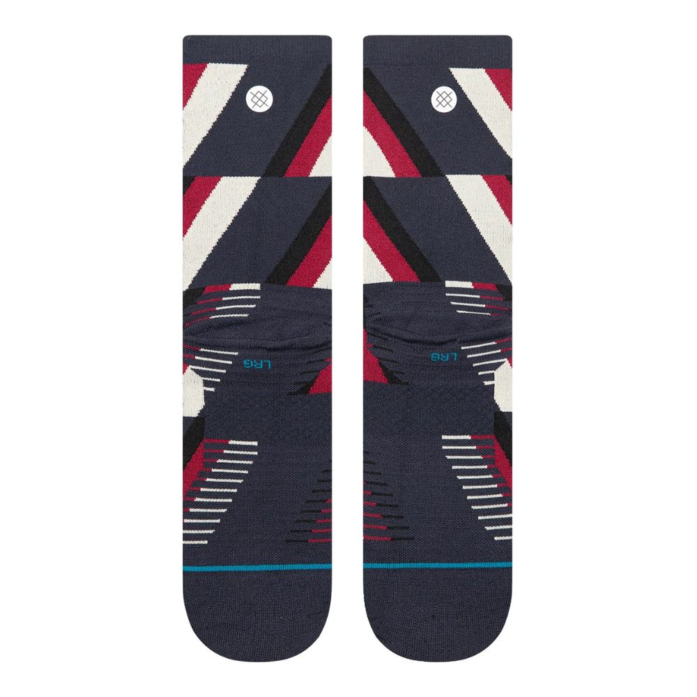Stance Gamma Ray Ultralight Cushion Crew Socks - BlackToe Running