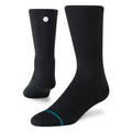 Stance Solid Ultralight Cushion Crew Socks - BlackToe Running#colour_black