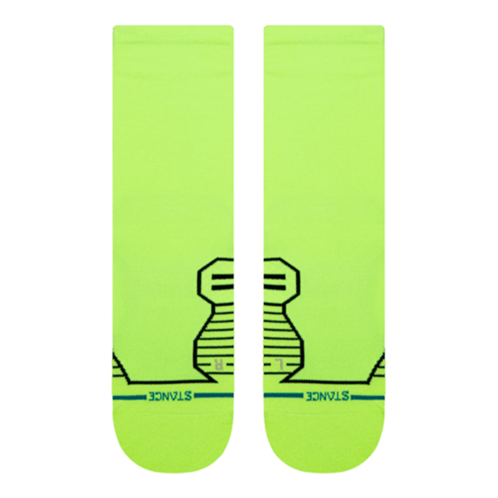 Stance Run Variegated Ultralight Cushion Crew Socks - BlackToe Running