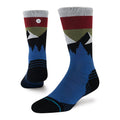 Stance Run Light Cushion Wool Crew Socks - BlackToe Running#colour_cobaltblue