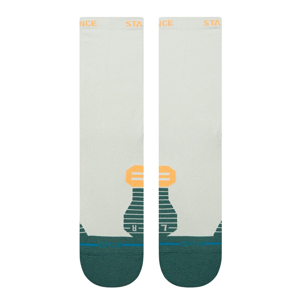 Stance Doubled Up Light Cushion Crew Socks - BlackToe Running