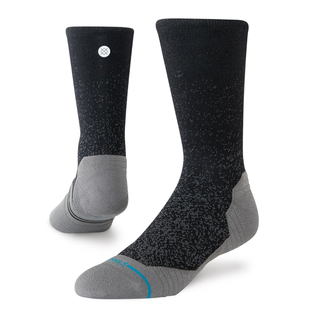 Stance Powder Split Light Cushion Crew Socks - BlackToe Running