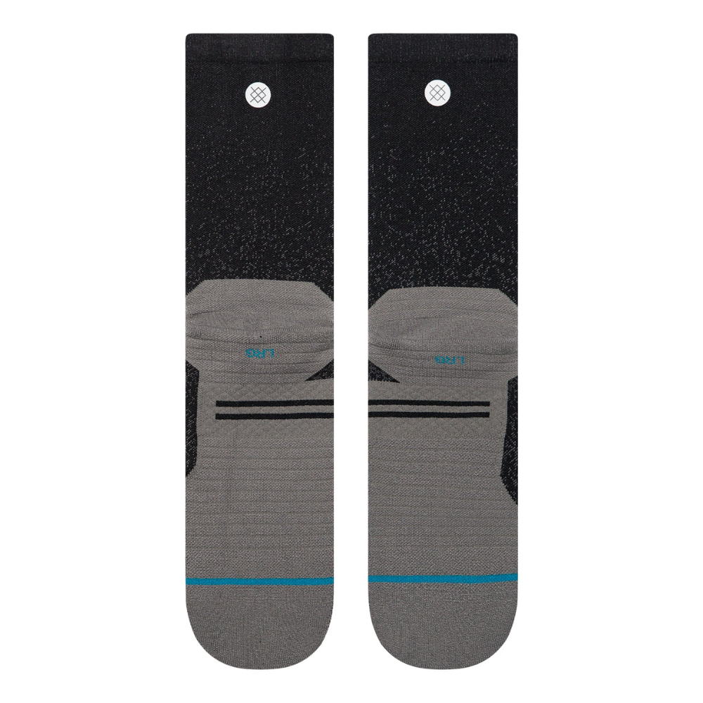 Stance Powder Split Light Cushion Crew Socks - BlackToe Running