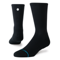 Stance Solid Light Cushion Crew Socks - BlackToe Running#colour_black