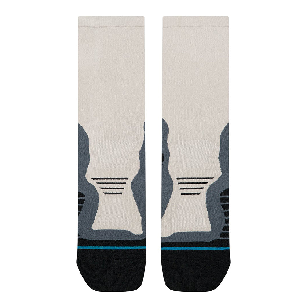 Stance Pace Light Cushion Crew Socks - BlackToe Running#colour_light-grey