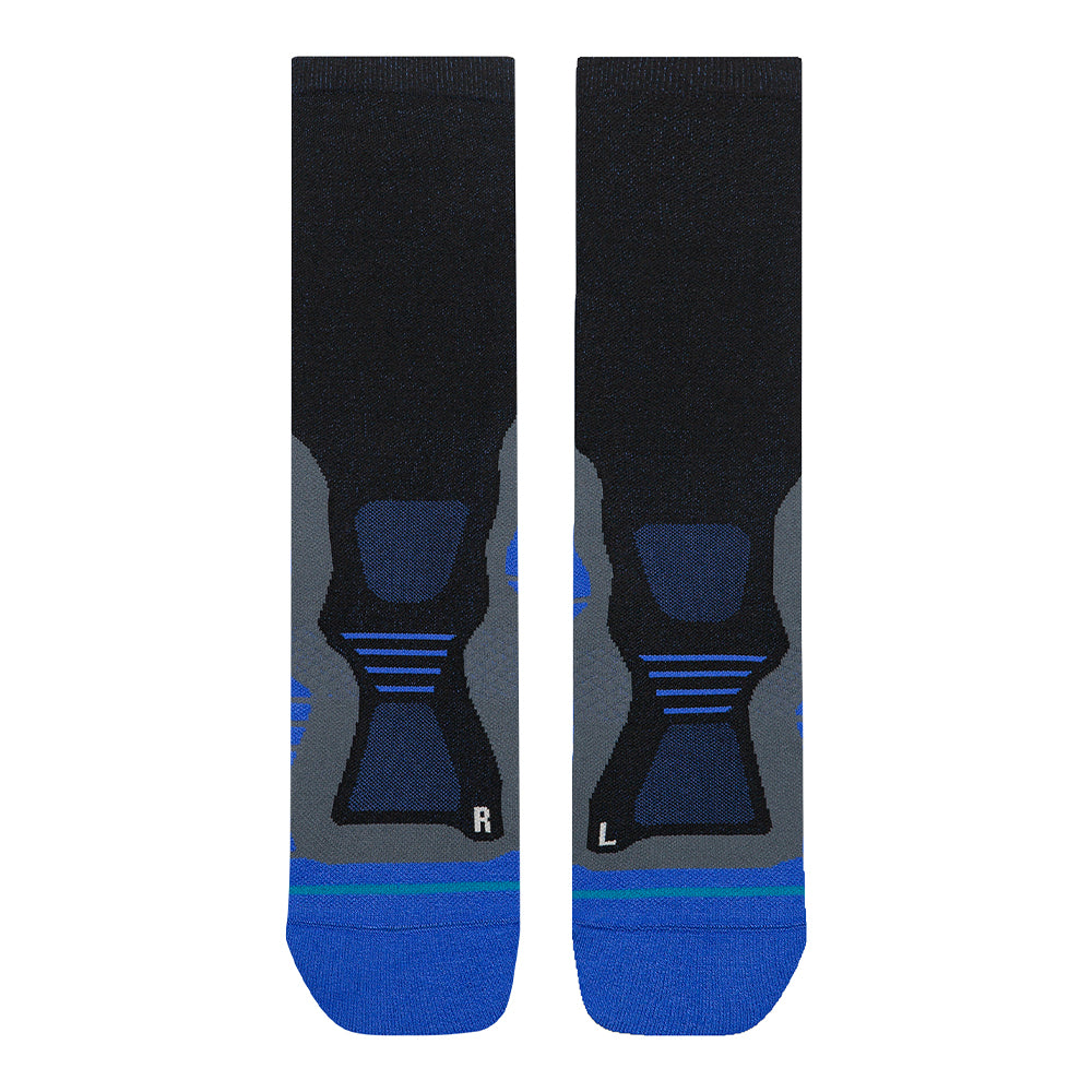 Stance Pace Light Cushion Crew Socks - BlackToe Running