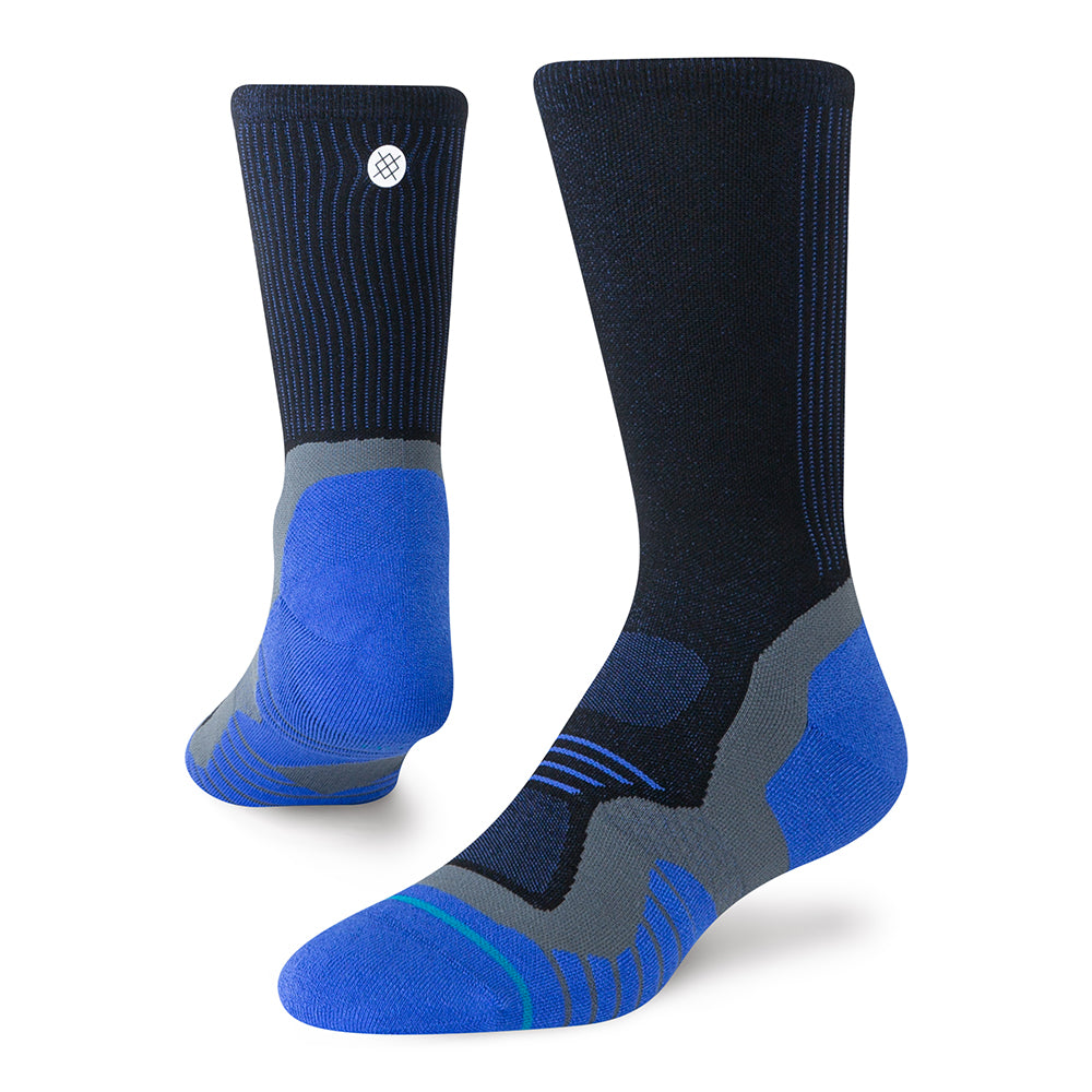 Stance Pace Light Cushion Crew Socks - BlackToe Running