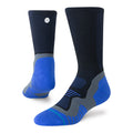 Stance Pace Light Cushion Crew Socks - BlackToe Running#colour_black-grey