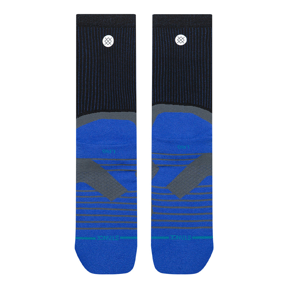Stance Pace Light Cushion Crew Socks - BlackToe Running