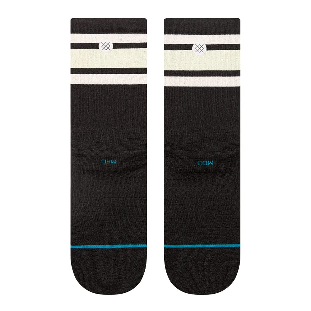 Stance Run Boyd Light Crew Socks - BlackToe Running