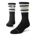 Stance Run Boyd Light Cushion Crew Socks - BlackToe Running#colour_black