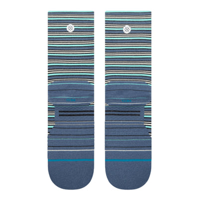 Stance Run Light Cushion Crew Socks - BlackToe Running#colour_sea-blue