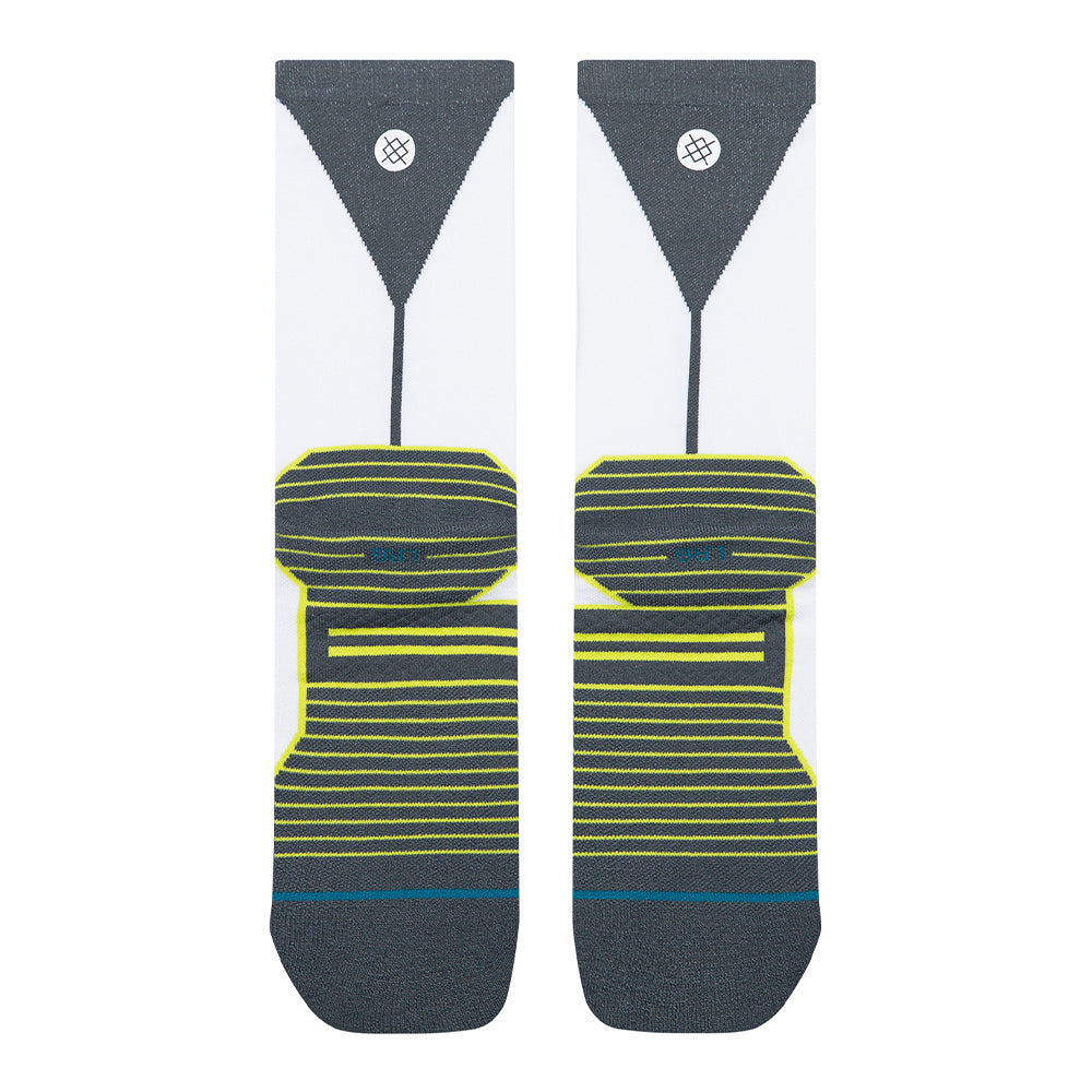 Stance Funnel Light Cushion Crew Socks - BlackToe Running