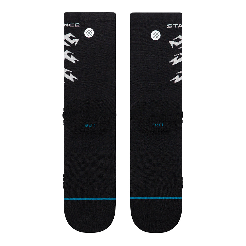 Stance Runner Light Cushion Crew Socks - BlackToe Running#colour_black