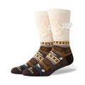 Stance Have Some Eggnog X Christmas Vacation Lifestyle Crew Socks - BlackToe Running#colour_dark-brown