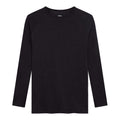 Soar Women's L/S Merino & Silk Base Layer - BlackToe Running#colour_dark-grey