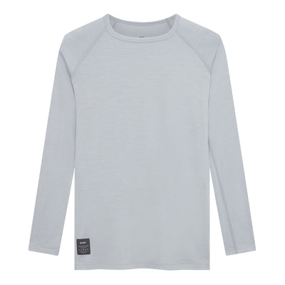 Soar Women's L/S Merino & Silk Base Layer - BlackToe Running#colour_grey