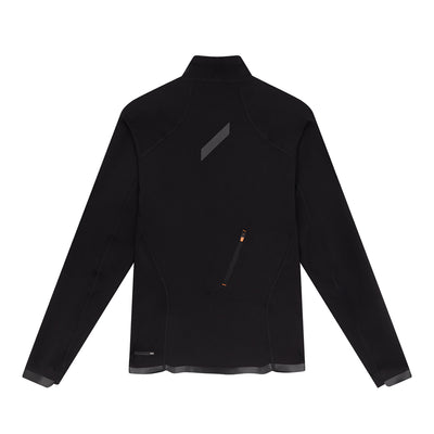 Soar Men's Advanced Windbreaker - BlackToe Running#colour_black
