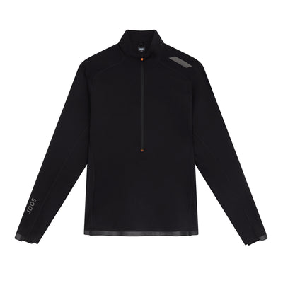 Soar Men's Advanced Windbreaker - BlackToe Running#colour_black