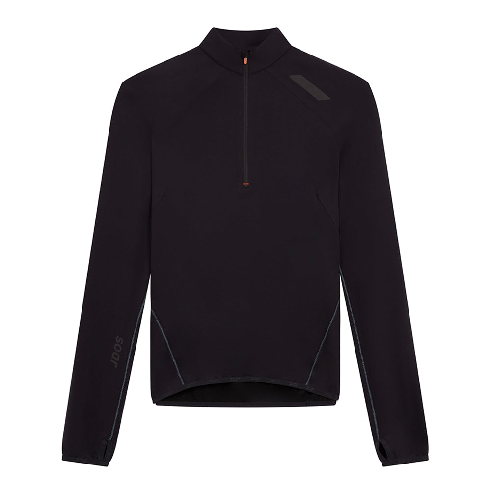 Soar Women's Wool Tech Top - BlackToe Running