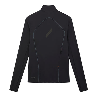 Soar Men's Wool Tech Top - BlackToe Running#colour_black