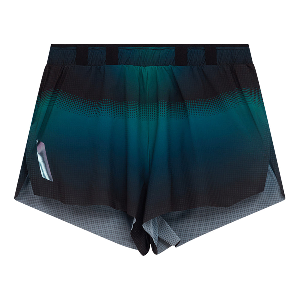 Soar Men's Marathon Shorts - BlackToe Running#colour_bright-teal-black
