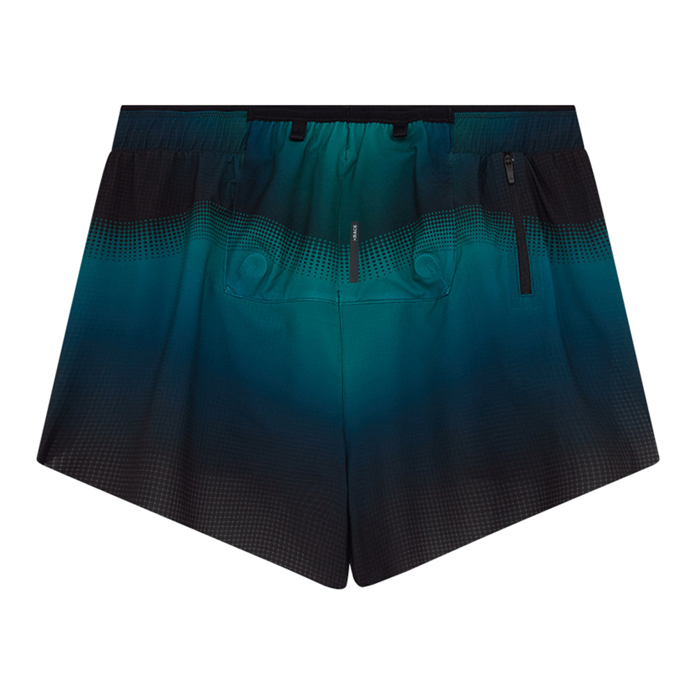 Soar Men's Marathon Shorts - BlackToe Running#colour_bright-teal-black
