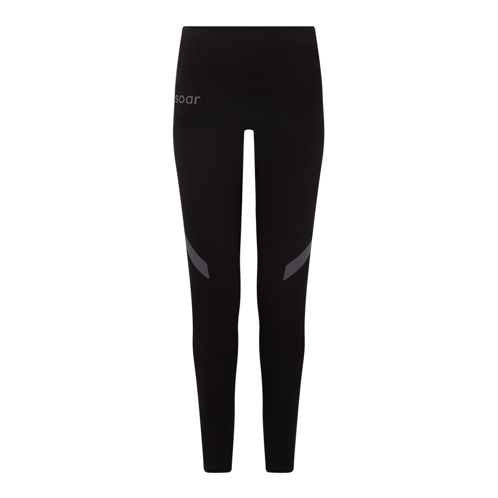 Soar Women's Run Tights - BlackToe Running#colour_black