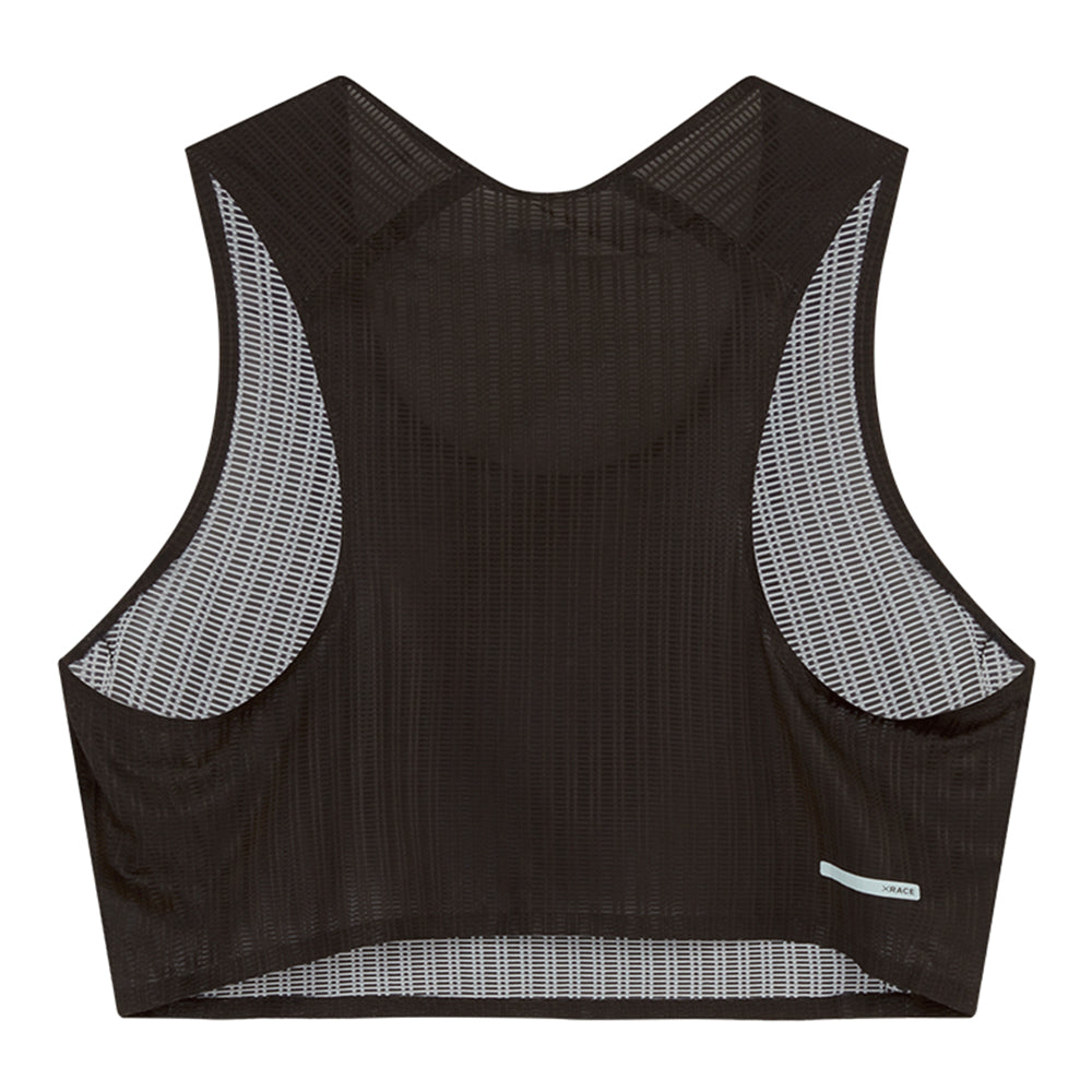 Soar Women's Crop Race Vest - BlackToe Running#colour_black