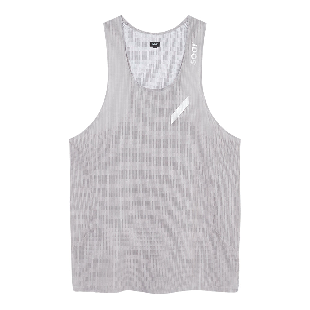 Soar Men's Race Vest - BlackToe Running#colour_grey